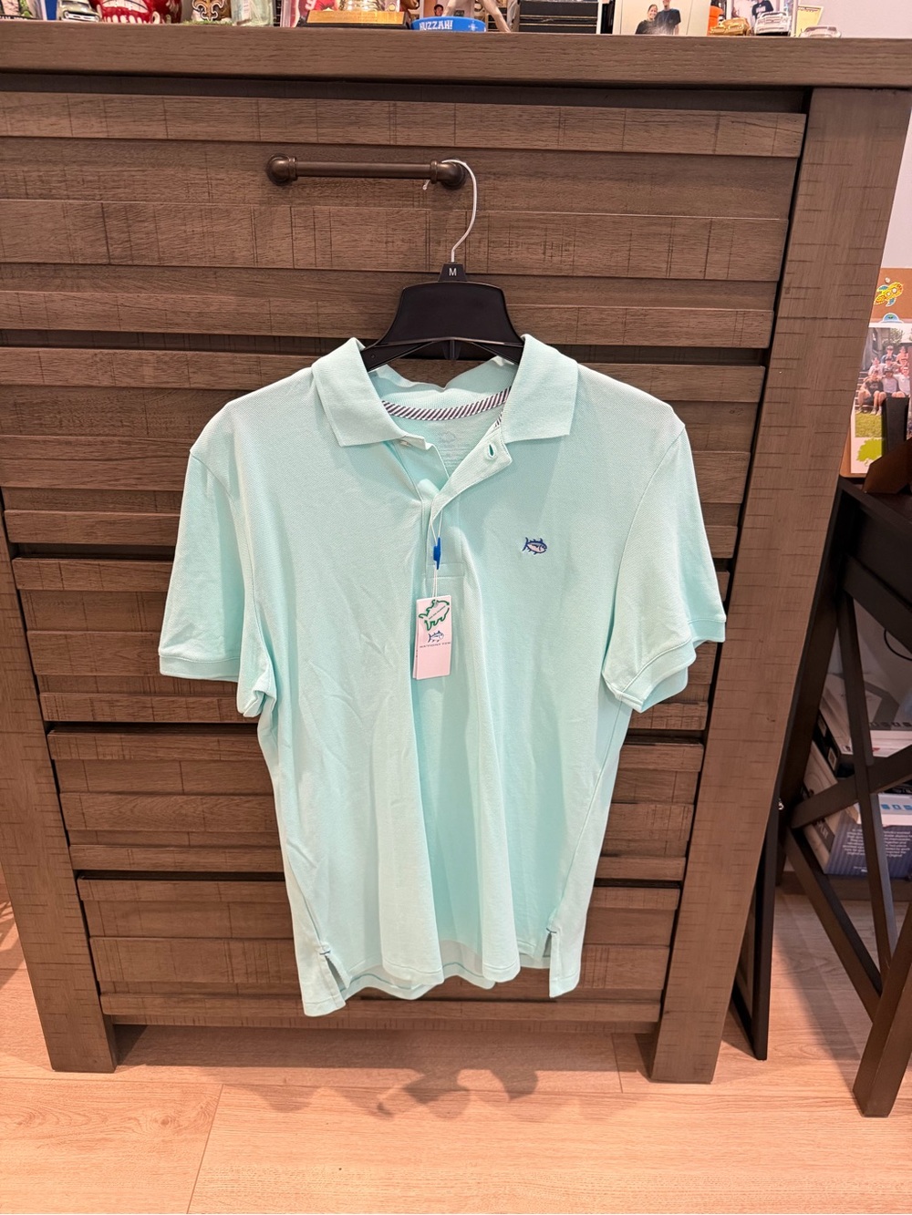 Southern Tide Men's Mint Polo Shirt in Light Green